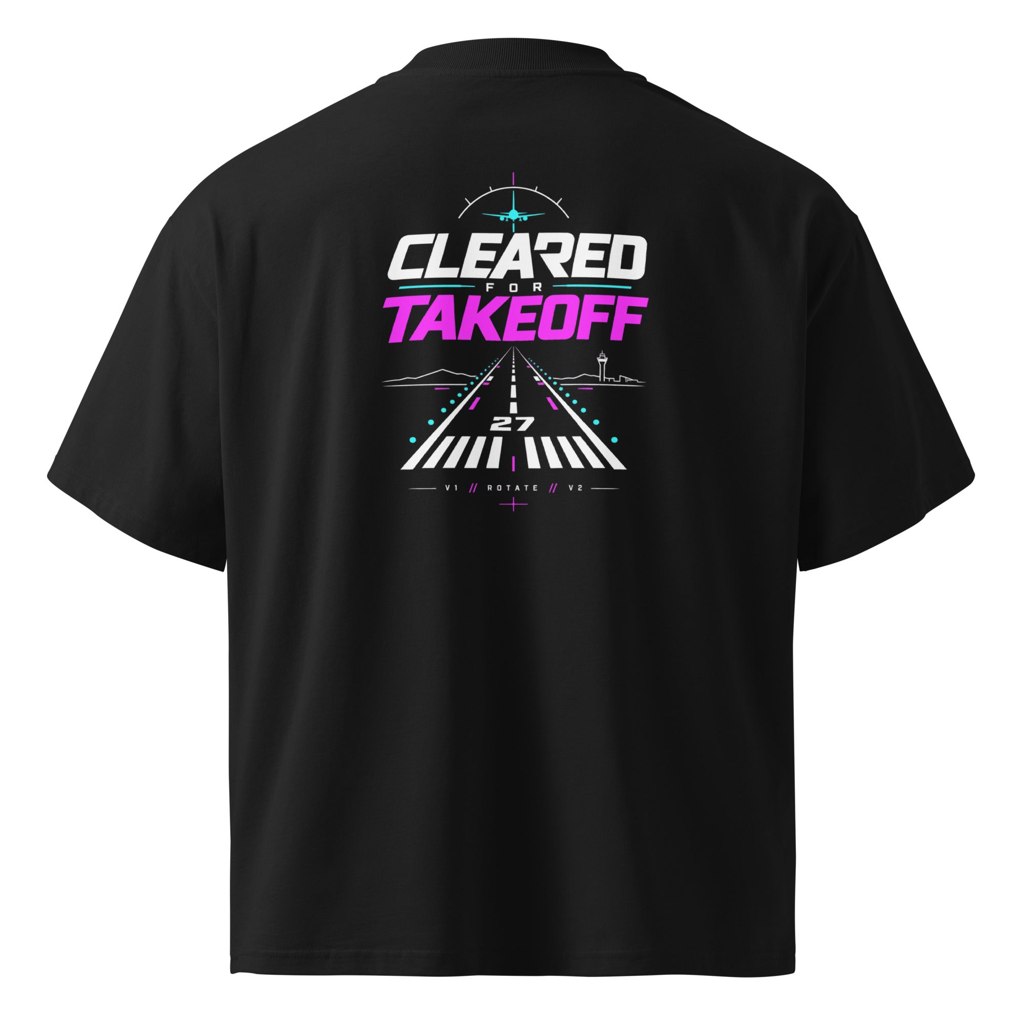 Cleared For Takeoff Oversized Tee — view 2 of 8