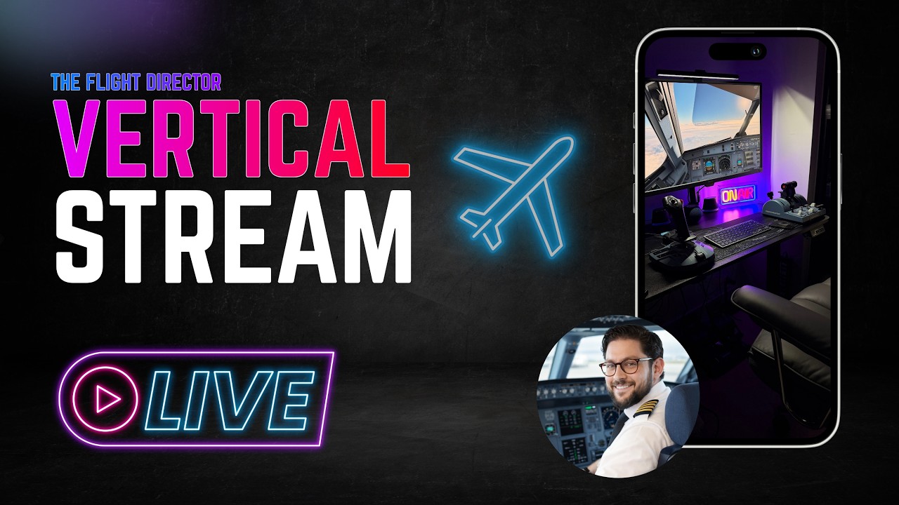 Thumbnail for Vertical Stream ✈️ | London → Zurich | EasyJet A320neo | X-Plane 12 LIVE