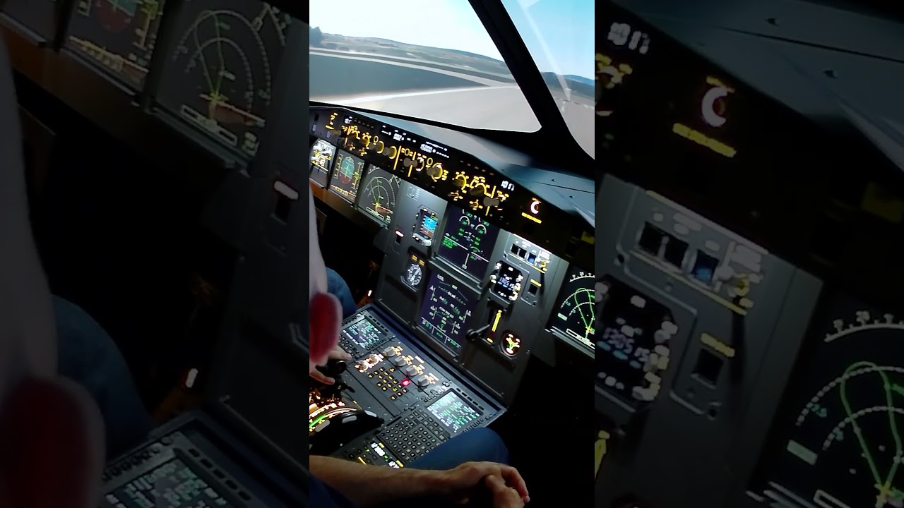 Thumbnail for REALISTIC takeoff in a full-motion A320 sim!